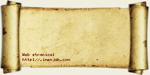 Tatjana Adamac vizit kartica